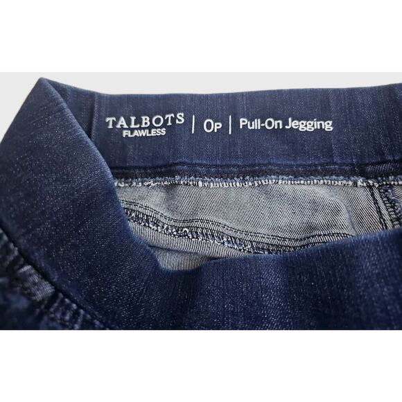 Talbots ~Woman Size 0 Petite~ Flawless Blue Denim Pull-On Jegging Stretchy. - Picture 7 of 12